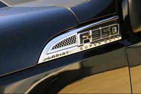 Super Duty Side Vent Grille Mesh Style 11-16 Ford Super Duty Stainless Polished 2 Piece T-REX Grilles - 115460