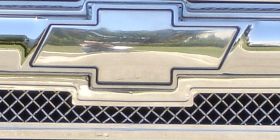 Silverado Grille Emblem 88-93 Chevrolet Silverado Billet Bow Tie Front Plain Aluminum Polished T-REX Grilles - 19030