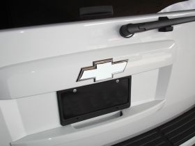 Suburban/Tahoe Grille Emblem 07-14 Chevrolet Suburban/Tahoe Billet Bow Tie Rear W/Border 8 Inch Aluminum Polished T-REX Grilles - 19050