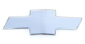 Chevy Grille Emblem 07-13 Chevrolet Tahoe/Suburban/Avalanche Billet Bow Tie Front Plain Aluminum Polished T-REX Grilles - 19051