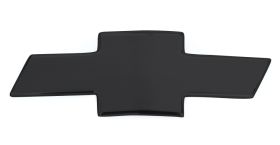 Chevy Grille Emblem 07-13 Chevrolet Tahoe/Suburban/Avalanche Billet Bow Tie Front Plain Aluminum Powdercoat Black T-REX Grilles - 19051B