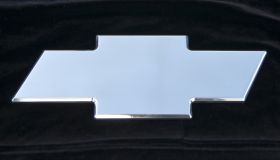 Chevy Grille Emblem 07-13 Chevrolet Tahoe/Suburban/Avalanche Billet Bow Tie Rear Plain 10.25 Inch Aluminum Polished T-REX Grilles - 19054
