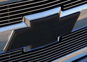 Silverado 1500 Grille Emblem 07-13 Chevrolet Silverado 1500 Billet Bow Tie Front W/Border Aluminum Powdercoat Black T-REX Grilles - 19110B