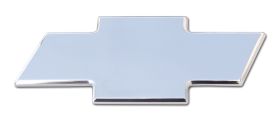 Silverado 1500 Grille Emblem 07-13 Chevrolet Silverado 1500 Billet Bow Tie Rear Plain Aluminum Polished T-REX Grilles - 19112