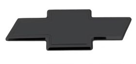 Silverado 1500 Grille Emblem 07-13 Chevrolet Silverado 1500 Billet Bow Tie Rear W/Border Aluminum Powdercoat Black T-REX Grilles - 19113B