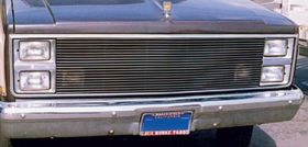 Chevy/GMC Grille Insert 81-87 Chevrolet Chevy/GMC Aluminum Polished Billet Series T-REX Grilles - 20015