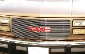 Sierra/Yukon Grille Insert 94-98 GMC Sierra, Yukon Aluminum Polished Billet Series T-REX Grilles - 20150