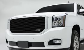 Yukon Grille Insert 15-18 GMC Yukon Aluminum Powdercoat Black Billet Series T-REX Grilles - 20169B