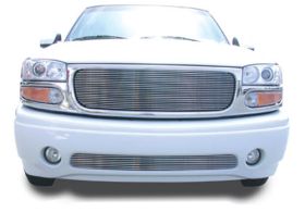 Sierra/Yukon Grille Insert 99-02 GMC Sierra/Yukon Aluminum Polished Billet Series T-REX Grilles - 20175