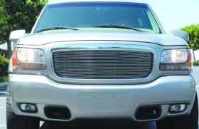 Escalade Grille Insert 99-00 Cadillac Escalade Aluminum Polished Billet Series T-REX Grilles - 20180