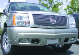 Escalade EXT/ESV Grille Insert 02-06 Cadillac Escalade EXT/ESV Aluminum Polished Billet Series T-REX Grilles - 20181