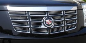 Escalade Grille Insert 07-14 Cadillac Escalade EXT/ESV Aluminum Polished Billet Series T-REX Grilles - 20194