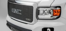 Canyon Grille 15-18 GMC Canyon Aluminum Polished 1 Piece Billet Series T-REX Grilles - 20371