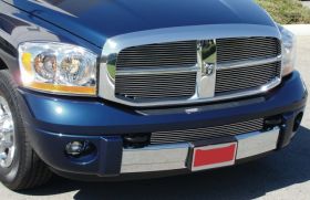 Ram Grille Insert 06-08 Dodge Ram Aluminum Polished 4 Piece Billet Series T-REX Grilles - 20467