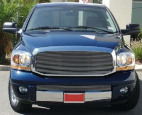 Ram Grille Insert 06-08 Dodge Ram Aluminum Polished 1 Piece Billet Series T-REX Grilles - 20468