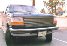 F -Series/Bronco Grille Insert 92-96 Ford F -Series/Bronco Aluminum Polished Billet Series T-REX Grilles - 20535