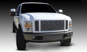 Super Duty Grille Insert 08-10 Ford Super Duty Aluminum Polished 3 Piece Billet Series T-REX Grilles - 20563