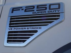 Super Duty Side Vent Grille 08-10 Ford Super Duty Aluminum Polished 2 Piece Billet Series T-REX Grilles - 20564