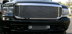 Super Duty Grille Insert 99-04 Ford Super Duty Aluminum Polished Billet Series T-REX Grilles - 20570