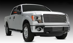 F-150 Grille Insert 13-14 Ford F-150 Aluminum Polished 1 Piece Billet Series T-REX Grilles - 20572
