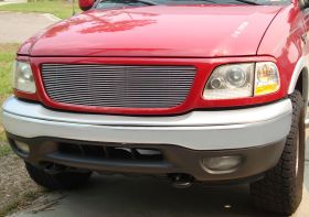 F-150/Expdition Grille Insert 97-02 Ford F-150/Expdition All Models Aluminum Polished Billet Series T-REX Grilles - 20580