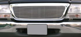Ranger 2/4WD Grille Insert 98-00 Ford Ranger 2/4WD Aluminum Polished Billet Series T-REX Grilles - 20676