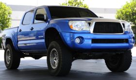 Tacoma Grille Insert 05-10 Toyota Tacoma Aluminum Powdercoat Black Billet Series T-REX Grilles - 20895B