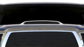 Tacoma Hood Scoop Grille Insert 4 Bars 12-15 Toyota Tacoma Aluminum Powdercoat Black 1 Piece Billet Series T-REX Grilles - 20897B