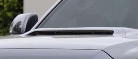 Tacoma Hood Scoop Grille Insert 12-15 Toyota Tacoma Aluminum Powdercoat Black 1 Piece Billet Series T-REX Grilles - 20939B