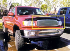 Tundra Grille Insert 99-02 Toyota Tundra Aluminum Polished Billet Series T-REX Grilles - 20955