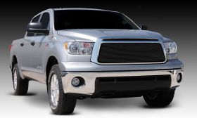 Tundra Grille Insert 10-13 Toyota Tundra Aluminum Powdercoat Black 1 Piece Billet Series T-REX Grilles - 20961B
