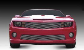 Camaro Grille 10-13 Chevrolet Camaro Aluminum Polished Billet Series T-REX Grilles - 21027