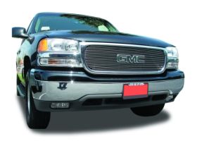 Sierra/Yukon Grille Overlay 99-02 GMC Sierra 00-06 Yukon Aluminum Polished Billet Series T-REX Grilles - 21175