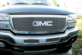 Sierra Grille Overlay 03-06 GMC Sierra Aluminum Polished Billet Series T-REX Grilles - 21200