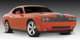 Challenger Grille Insert Full Opening 09-14 Dodge Challenger Aluminum Polished Billet Series T-REX Grilles - 21416