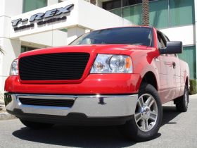 F-150 Grille 04-08 Ford F-150 Aluminum Powdercoat Black Billet Series T-REX Grilles - 21556B