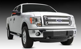 F-150 Grille Overlay 13-14 Ford F-150 Aluminum Polished 4 Piece Billet Series T-REX Grilles - 21573