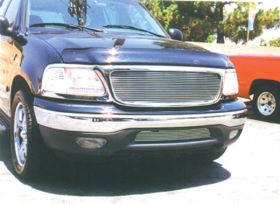 F-150/Expdition Grille Overlay 97-02 Ford F-150/Expdition Aluminum Polished Billet Series T-REX Grilles - 21583