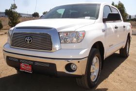 Tundra Grille Overlay 07-09 Toyota Tundra Aluminum Polished Billet Series T-REX Grilles - 21959