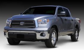 Tundra Grille Overlay 10-13 Toyota Tundra Aluminum Polished 5 Piece Billet Series T-REX Grilles - 21961