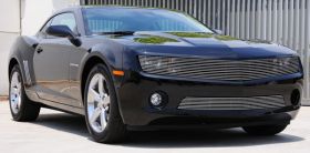 Camaro Bumper Grille 10-13 Chevrolet Camaro Aluminum Polished Billet Series T-REX Grilles - 25027