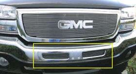 Sierra Bumper Grille Insert 03-06 GMC Sierra Aluminum Polished 2 Piece Billet Series T-REX Grilles - 25201