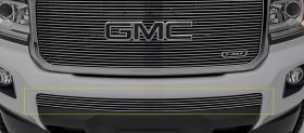 Canyon Bumper Grille 15-18 GMC Canyon Aluminum Polished 1 Piece Billet Series T-REX Grilles - 25371