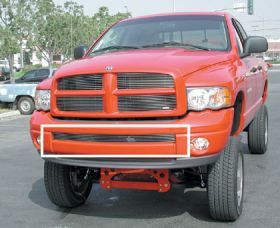 Ram Sport Bumper Grille Insert 02-05 Dodge Ram Sport Except Diesel Aluminum Polished Billet Series T-REX Grilles - 25466