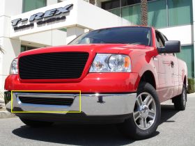 F-150 Bumper Grille Insert 06-08 Ford F-150 Aluminum Powdercoat Black Billet Series T-REX Grilles - 25555B