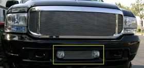 Excursion Bumper Air Dam Grille 00-04 Ford Excursion Aluminum Polished Billet Series T-REX Grilles - 25567