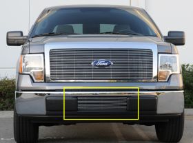F-150 Bumper Grille Insert 09-14 Ford F-150 Aluminum Polished Billet Series T-REX Grilles - 25569