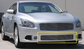 Maxima Bumper Grille Insert 09-14 Nissan Maxima Aluminum Polished Billet Series T-REX Grilles - 25758