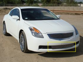 Altima Coupe Bumper Grille 08-09 Nissan Altima Coupe Aluminum Polished Billet Series T-REX Grilles - 25769
