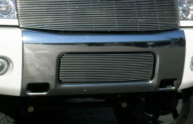 Titan Bumper Grille Insert 08-14 Nissan Titan Aluminum Polished Billet Series T-REX Grilles - 25780